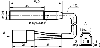 Габариты ISB A27B8-31P-4-LZT5-C-P1